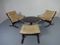 Mid-Century Siesta Table, Ottoman & 2 Leather Chairs by Ingmar Relling for Westnofa 2