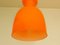 Lampes Vintage en Verre Couleur Orange Mandarine de RAAK, Pays-Bas, 1970s, Set de 3 4