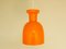 Vintage Dutch Mandarin Orange Glass Lamps from RAAK, 1970s, Set of 3 1