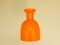 Vintage Dutch Mandarin Orange Glass Lamps from RAAK, 1970s, Set of 3, Image 1