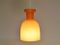 Vintage Dutch Mandarin Orange Glass Lamps from RAAK, 1970s, Set of 3, Image 2