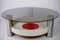 Vintage Round Glass & Wood Coffee Table 1