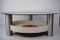 Vintage Round Glass & Wood Coffee Table 8