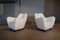 Sheepskin Armchairs from Sten Wicéns Möbelfabrik, 1950s, Set of 2 2