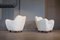 Sheepskin Armchairs from Sten Wicéns Möbelfabrik, 1950s, Set of 2 1