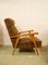 Karierter Mid-Century Sessel aus Buchenholz, 1960er 11