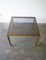 Table Basse Mid-Century en Laiton & Verre 13