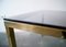 Tavolino da caffè Mid-Century in ottone e vetro, Immagine 8