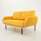 Italian Yellow Velvet Sofa Bed, 1950s, Image 4