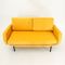 Italian Yellow Velvet Sofa Bed, 1950s 2