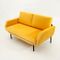Italian Yellow Velvet Sofa Bed, 1950s 5