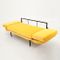 Italian Yellow Velvet Sofa Bed, 1950s 11