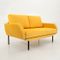 Italian Yellow Velvet Sofa Bed, 1950s, Image 3