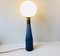 Lampe de Bureau Vintage en Verre Bleu Nuit par Bent Nordsted pour Kastrup 2