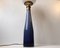 Nachtblaue Vintage Tischlampe aus verglastem Glas von Bent Nordsted für Kastrup 4