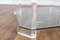 Tavolino da caffè vintage in acrilico e vetro di David Lange, Immagine 6
