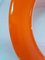 Large Space Age White & Orange Glass Table Lamp, 1970s, Image 7