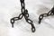 Industrial Brutalist Metal Anchor Chain Barstools, Set of 6 4