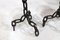 Industrial Brutalist Metal Anchor Chain Barstools, Set of 6, Image 4