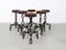 Industrial Brutalist Metal Anchor Chain Barstools, Set of 6 1