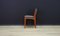 Vintage Teak Furnier Stuhl von Uldum 9