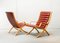 Mid-Century Danish High Back AX Lounge Chairs by Hvidt and Molgaard Nielsen for Fritz Hansen, Set of 2, Image 4