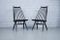 Black Mademoiselle Chairs by Ilmari Tapiovaara for Asko, 1960s, Set of 2 2