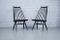 Black Mademoiselle Chairs by Ilmari Tapiovaara for Asko, 1960s, Set of 2, Image 2