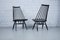 Black Mademoiselle Chairs by Ilmari Tapiovaara for Asko, 1960s, Set of 2, Image 3