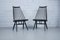 Black Mademoiselle Chairs by Ilmari Tapiovaara for Asko, 1960s, Set of 2 8