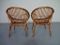 Rattan & Bambus Stühle, 1960er, 2er Set 15