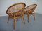 Rattan & Bamboo Chairs, 1960s, Set of 2 14