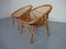 Rattan & Bamboo Chairs, 1960s, Set of 2 2