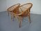 Rattan & Bambus Stühle, 1960er, 2er Set 2