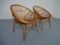 Rattan & Bamboo Chairs, 1960s, Set of 2 3