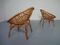 Rattan & Bambus Stühle, 1960er, 2er Set 6