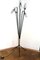Vintage Black Lacquered Floor Lamp, 1950s, Image 5