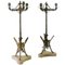 Antique Bronze Three-Light Candelabras by Victor Paillard, Set of 2 1