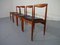 Vintage Teak Vamo PV Dining Chairs by Arne Vodder for Vamo Sonderborg, Set of 4 3