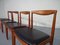 Vintage Teak Vamo PV Dining Chairs by Arne Vodder for Vamo Sonderborg, Set of 4, Image 4