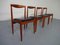 Vintage Teak Vamo PV Dining Chairs by Arne Vodder for Vamo Sonderborg, Set of 4 2