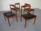 Vintage Teak Vamo PV Dining Chairs by Arne Vodder for Vamo Sonderborg, Set of 4, Image 7