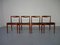 Vintage Teak Vamo PV Dining Chairs by Arne Vodder for Vamo Sonderborg, Set of 4, Image 1