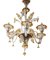 Murano Glass Chandelier and Sconces, 1950s, Set of 3, Image 1