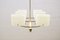 Mid-Century Wood & Brass Ceiling Light, 1960s 1