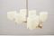 Mid-Century Wood & Brass Ceiling Light, 1960s 4