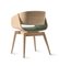 Sedia 4th Armchair con seduta morbida verde di Almost, Immagine 3