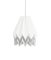 Polar White Origami Lamp with Light Grey Stripe by Orikomi 1