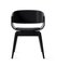 Fauteuil 4th Armchair avec Assise Souple de Couleur Noire par Almost 1