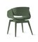 Fauteuil 4th Armchair Vert avec Assise Souple de Couleur Verte par Almost 3